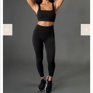 Paragon High Rise Naked Pocket Legging Black Size L